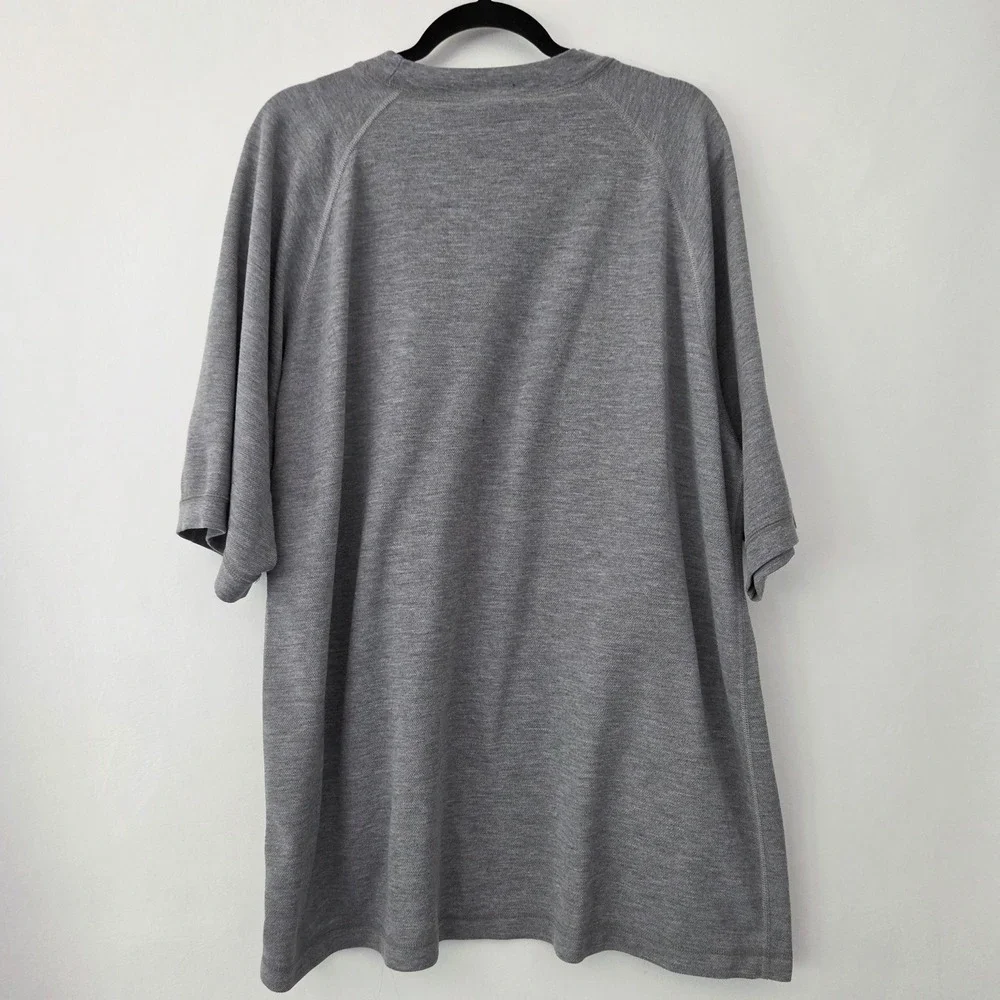 The North Face Shirt Gray Tekware Raglan‎ Performance Mens XXL
